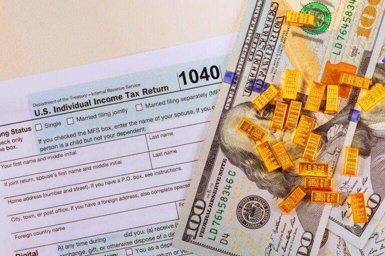 Paying taxes after investing in buying gold with financial a planning